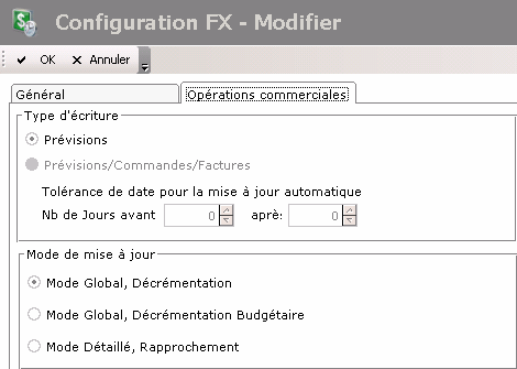 Configuration FX